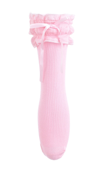 kids atelier mimi tutu Ruffled Ribbon Long Socks