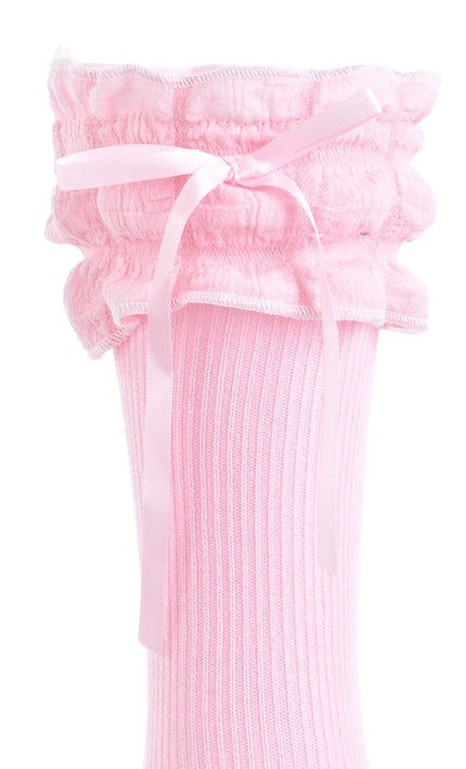 kids atelier mimi tutu Ruffled Ribbon Long Socks