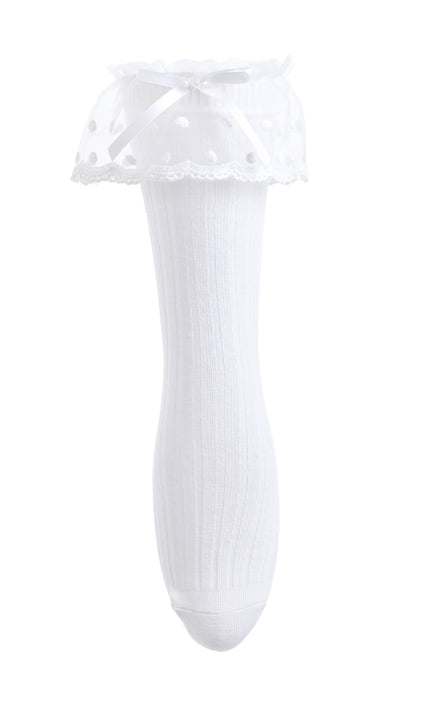 kids atelier mimi tutu Ankle Skirt Polka Bow Socks