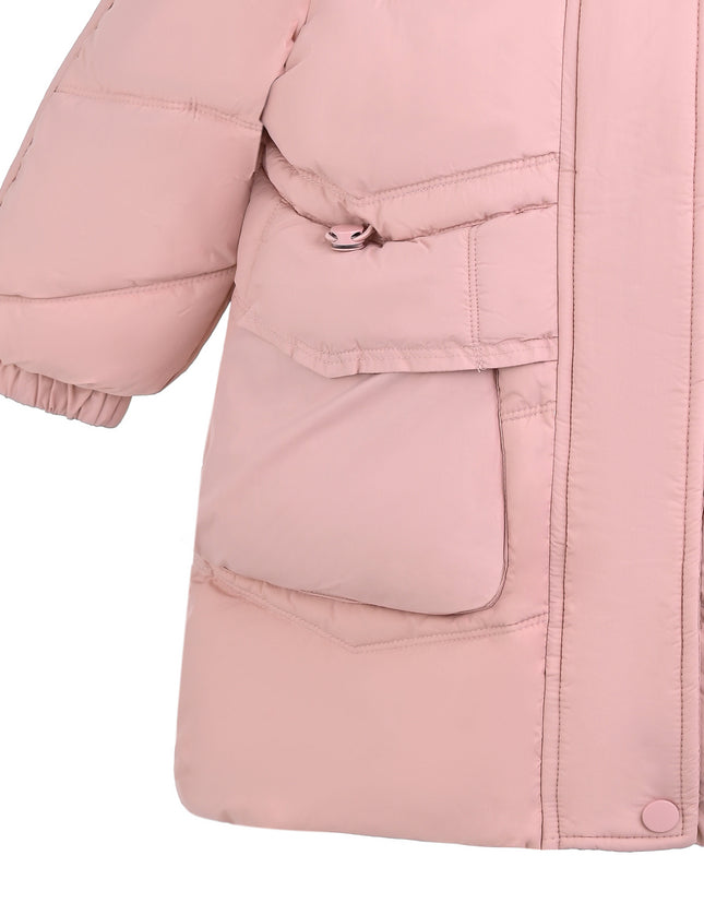 kids atelier mimi tutu Light Pink Puffer Jacket