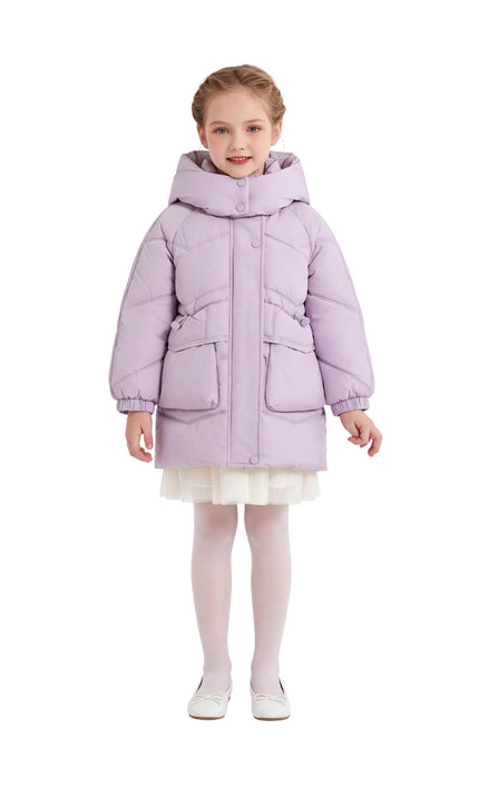 kids atelier mimi tutu Purple puffer jacket