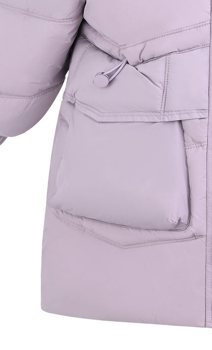 kids atelier mimi tutu Purple puffer jacket