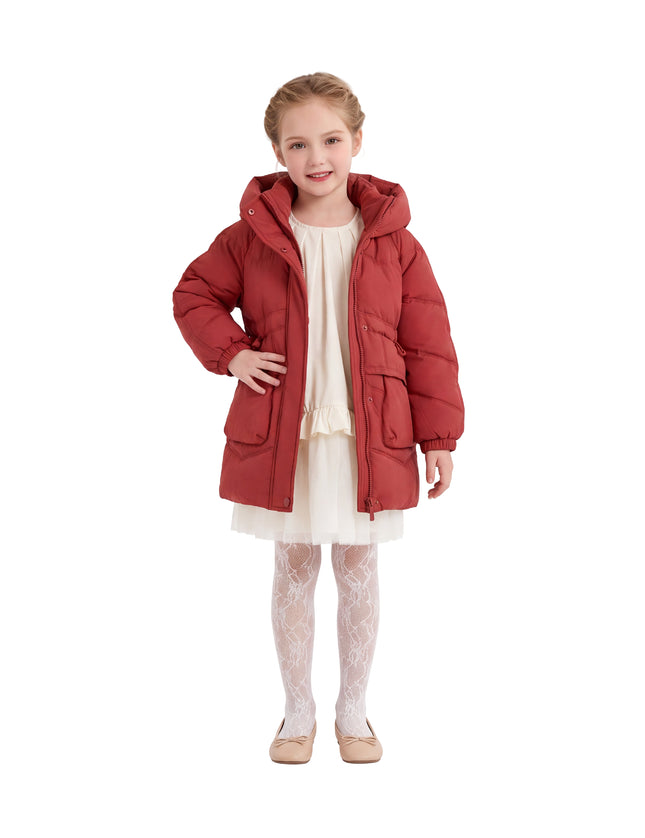 kids atelier Mimi Tutu Red Puffer Jacket