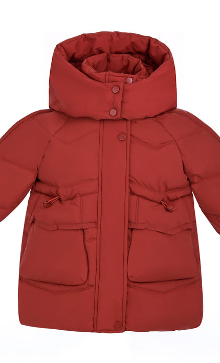 kids atelier Mimi Tutu Red Puffer Jacket
