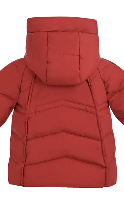 kids atelier Mimi Tutu Red Puffer Jacket