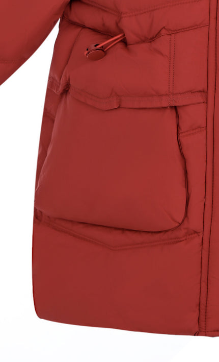 kids atelier Mimi Tutu Red Puffer Jacket