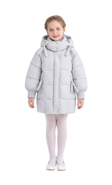 Kids Atelier Mimi Tutu Blue Quilted Hooded Jacket