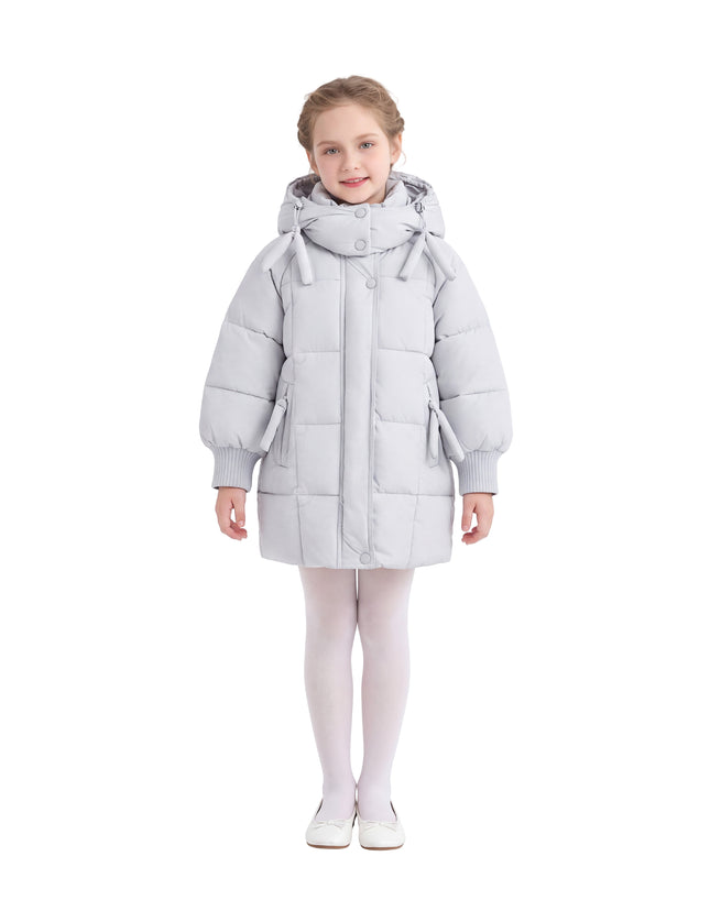 Kids Atelier Mimi Tutu Blue Quilted Hooded Jacket