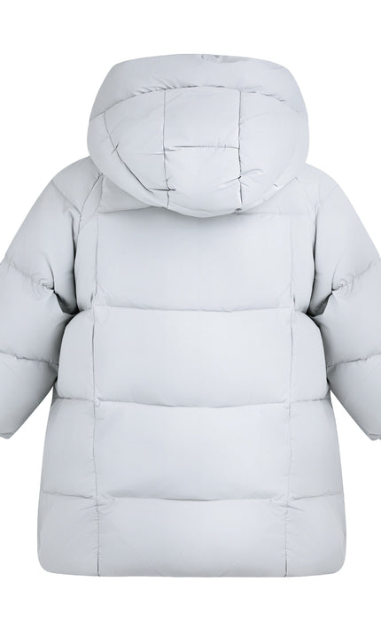 Kids Atelier Mimi Tutu Blue Quilted Hooded Jacket