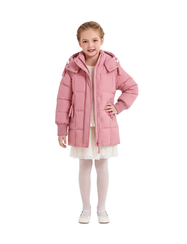 Kids Atelier Mimi Tutu Rose Quilted Hooded Jacket