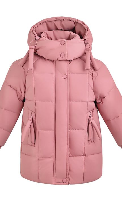Kids Atelier Mimi Tutu Rose Quilted Hooded Jacket