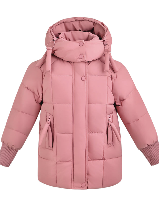 Kids Atelier Mimi Tutu Rose Quilted Hooded Jacket