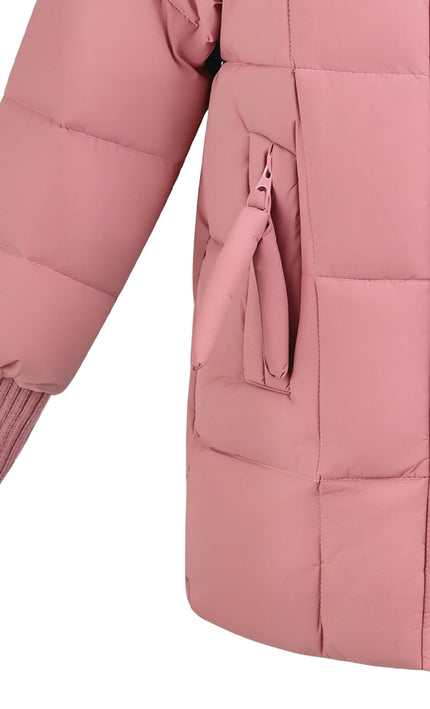 Kids Atelier Mimi Tutu Rose Quilted Hooded Jacket