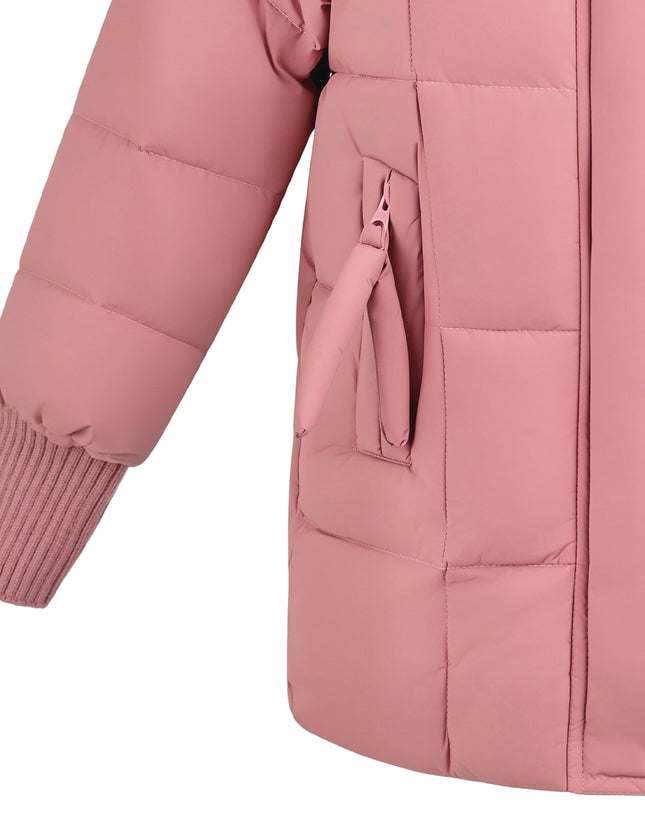 Kids Atelier Mimi Tutu Rose Quilted Hooded Jacket