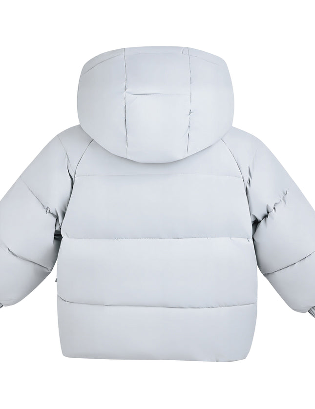 Kids Atelier Mimi Tutu Blue Bow Puffer Jacket