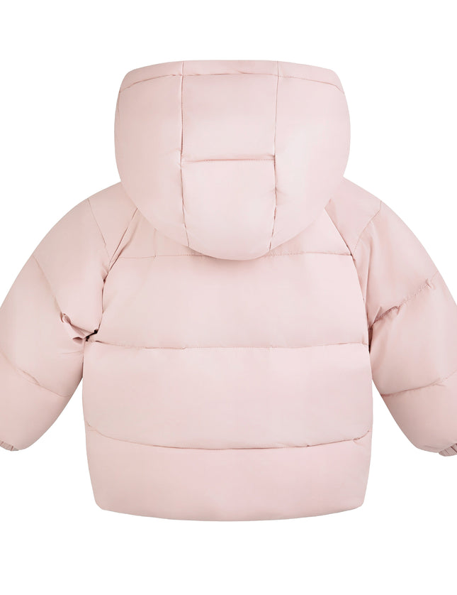 Kids Atelier Mimi Tutu Pink Bow Puffer Jacket