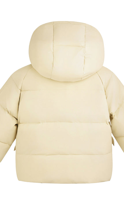 Kids Atelier Mimi Tutu Yellow Bow Puffer Jacket