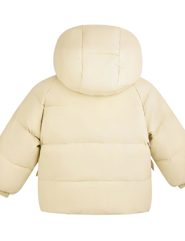Kids Atelier Mimi Tutu Yellow Bow Puffer Jacket