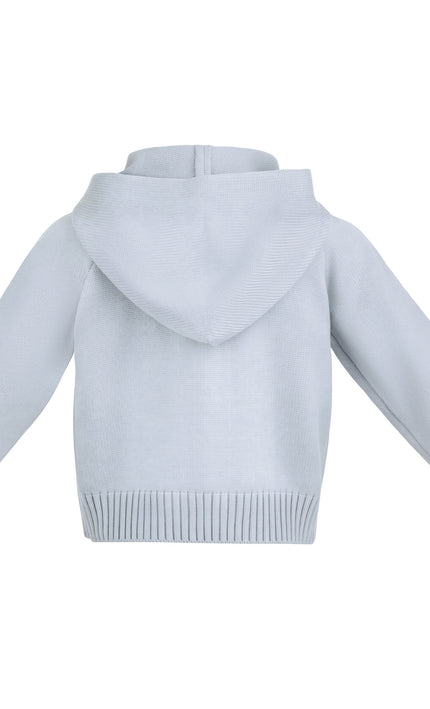 Kids Atelier Mimi Tutu Blue Hooded Puffer Jacket