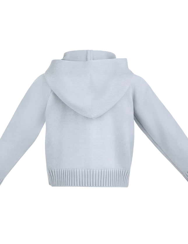 Kids Atelier Mimi Tutu Blue Hooded Puffer Jacket