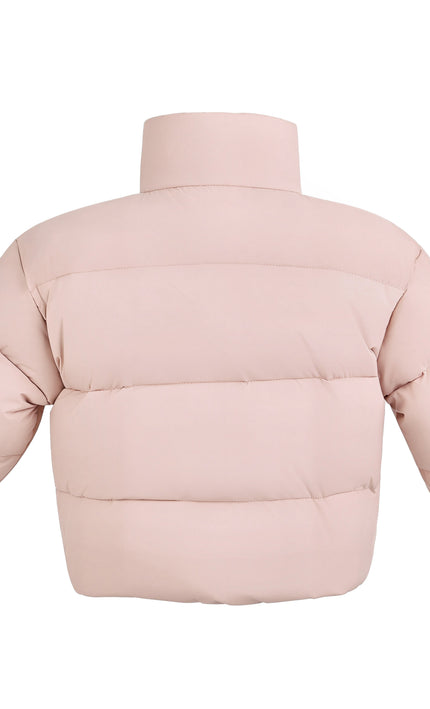 Kids Atelier Mimi Tutu Pink Hooded Puffer Jacket