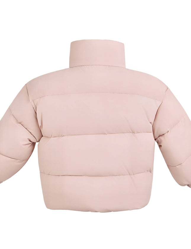 Kids Atelier Mimi Tutu Pink Hooded Puffer Jacket