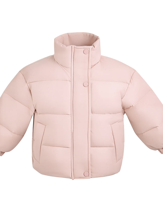 Kids Atelier Mimi Tutu Pink Hooded Puffer Jacket