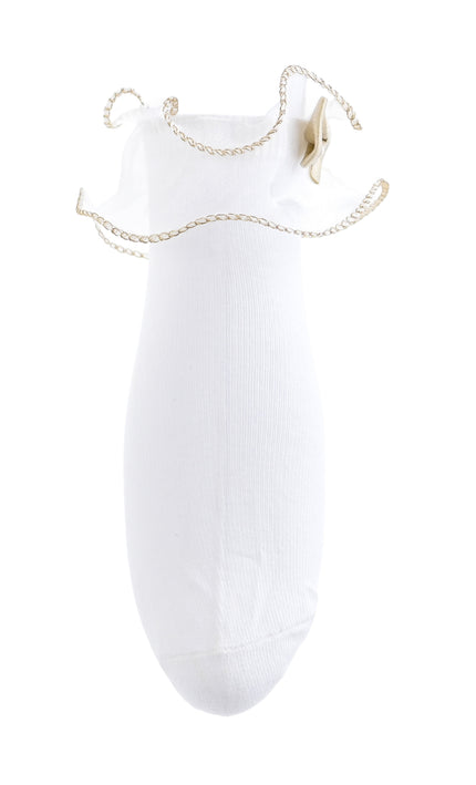 kids atelier mimi tutu white Ruffle-Trim Socks