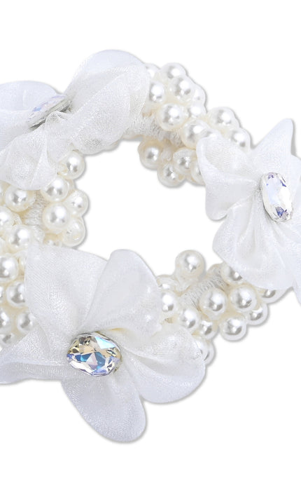 kids atelier mimi tutu Pearl Flower Scrunchie Set