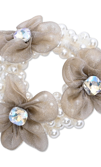 kids atelier mimi tutu Pearl Flower Scrunchie Set