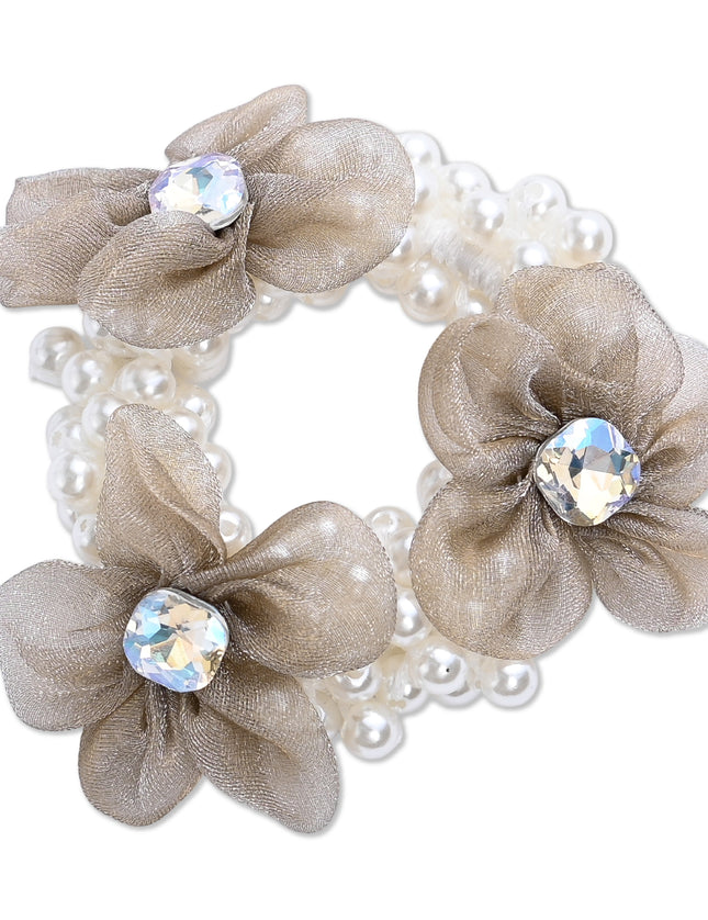kids atelier mimi tutu Pearl Flower Scrunchie Set