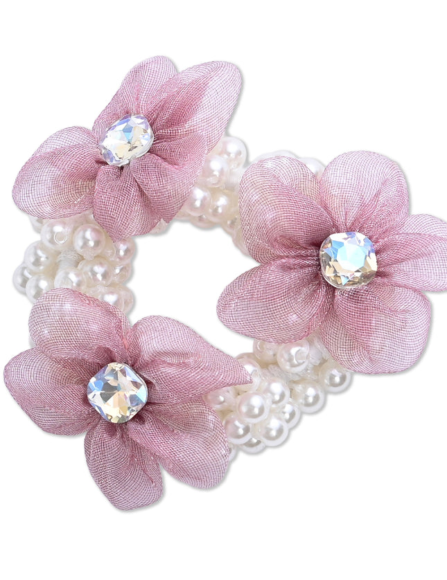 kids atelier mimi tutu Pearl Flower Scrunchie Set