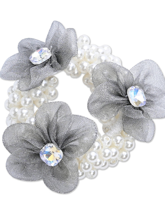 kids atelier mimi tutu Pearl Flower Scrunchie Set