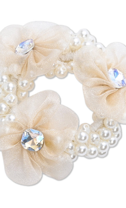 kids atelier mimi tutu Pearl Flower Scrunchie Set