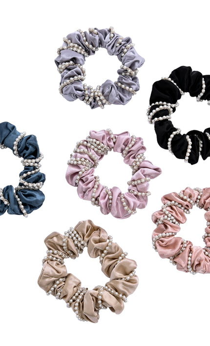 kids atelier mimi tutu Pearl Accent Scrunchie Set