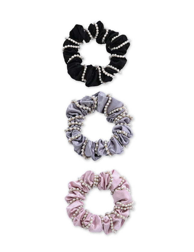 kids atelier mimi tutu Pearl Accent Scrunchie Set