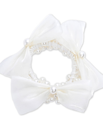 kids atelier mimi tutu Pearl Bow Scrunchie Set