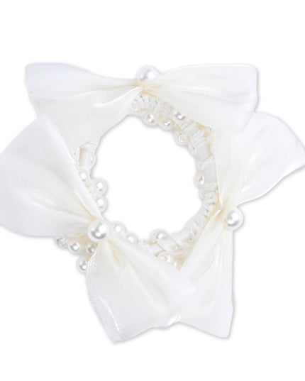 kids atelier mimi tutu Pearl Bow Scrunchie Set