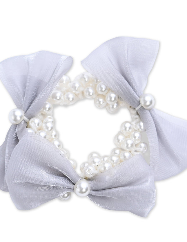 kids atelier mimi tutu Pearl Bow Scrunchie Set