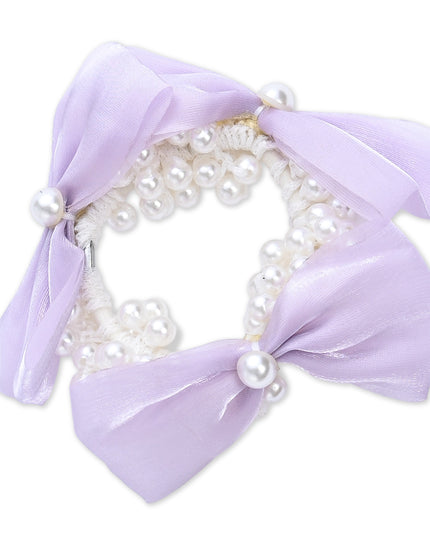 kids atelier mimi tutu Pearl Bow Scrunchie Set