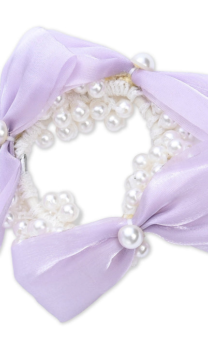 kids atelier mimi tutu Pearl Bow Scrunchie Set