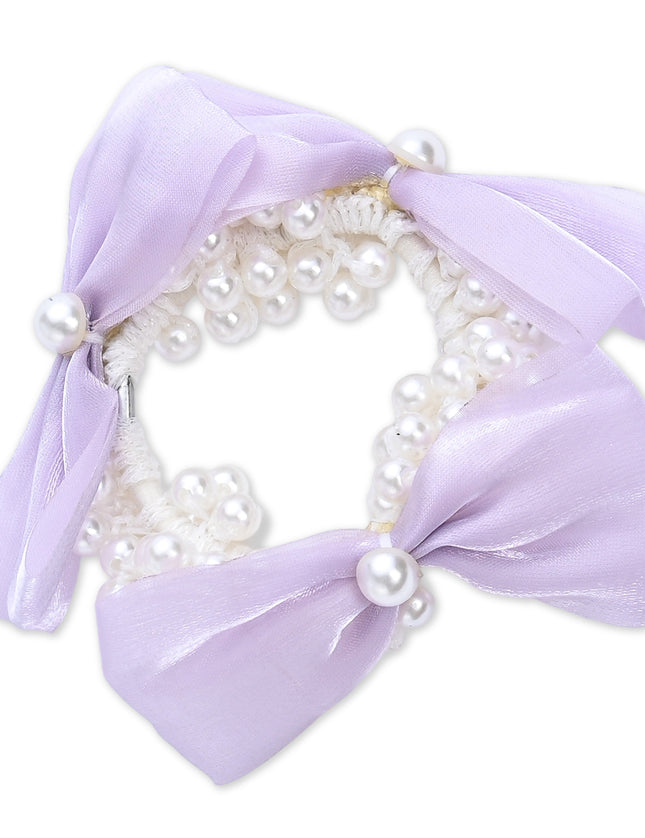 kids atelier mimi tutu Pearl Bow Scrunchie Set