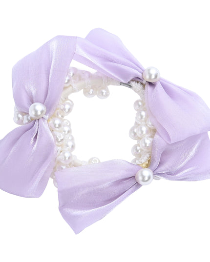 kids atelier mimi tutu Pearl Bow Scrunchie Set