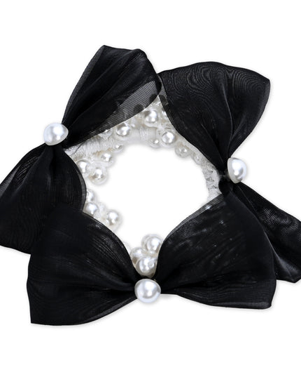 kids atelier mimi tutu Pearl Bow Scrunchie Set