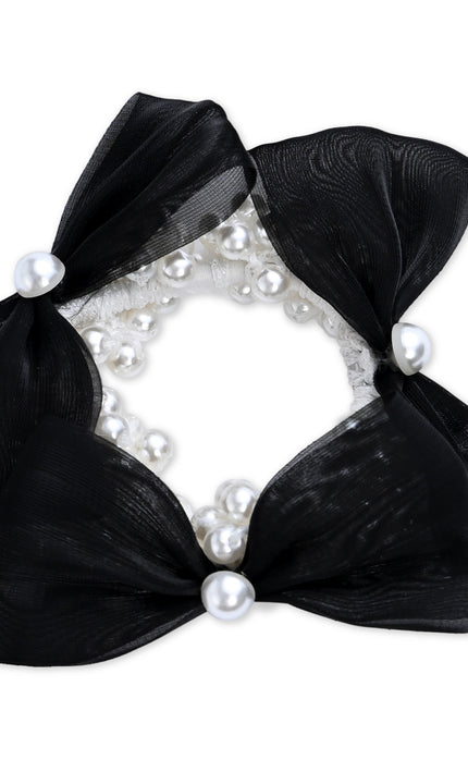 kids atelier mimi tutu Pearl Bow Scrunchie Set