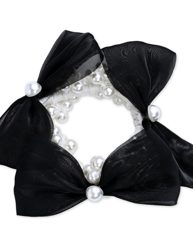 kids atelier mimi tutu Pearl Bow Scrunchie Set