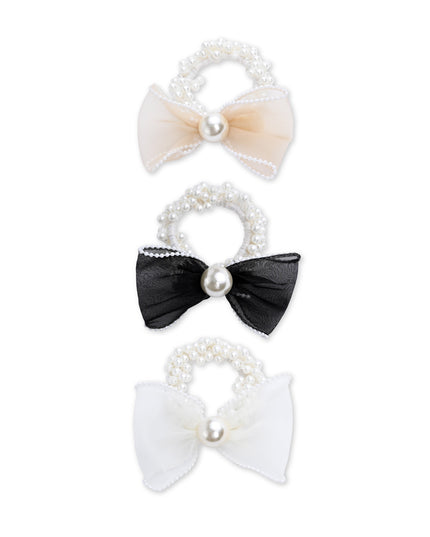 kids atelier mimi tutu Sheer Bow Scrunchie Set  