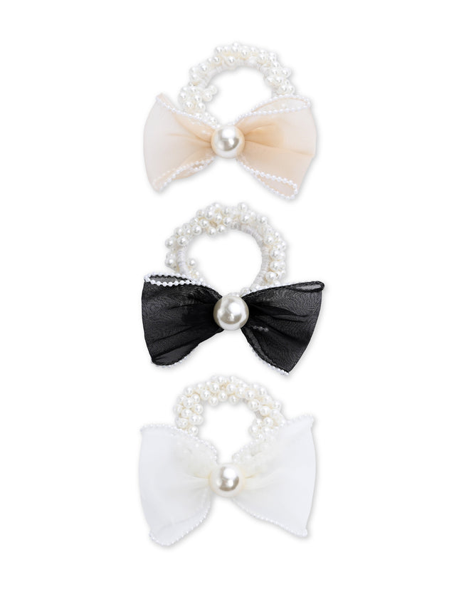 kids atelier mimi tutu Sheer Bow Scrunchie Set  