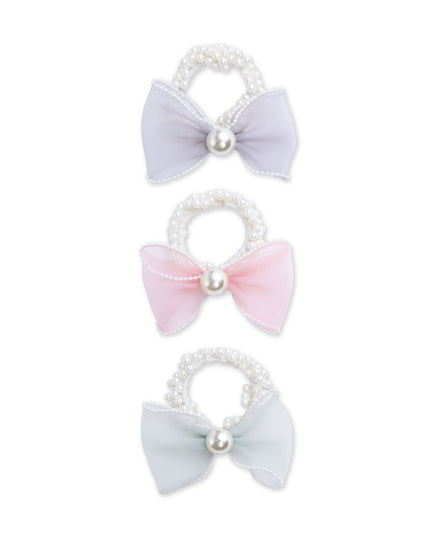 kids atelier mimi tutu Sheer Bow Scrunchie Set  