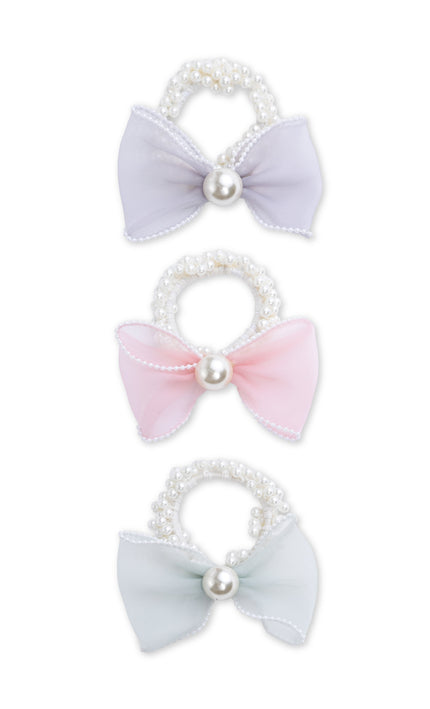 kids atelier mimi tutu Sheer Bow Scrunchie Set  